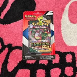 Pokémon TCG Evolving Skies & Chilling Reign 2-Pack Checklane Blister w/ Celebi